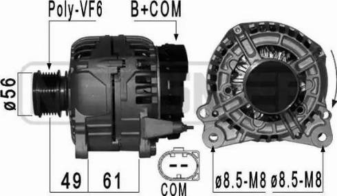 Messmer 210927 - Alternator autospares.lv