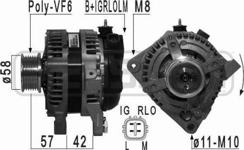 Messmer 210979A - Alternator autospares.lv