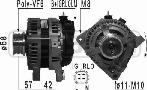 Messmer 210979 - Alternator autospares.lv