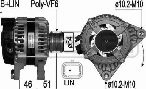 Messmer 210973 - Alternator autospares.lv