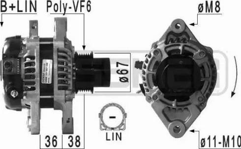 Messmer 210972 - Alternator autospares.lv