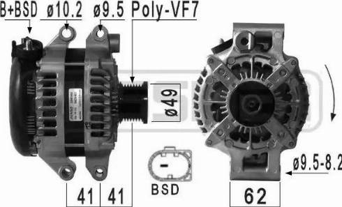 Messmer 210977 - Alternator autospares.lv