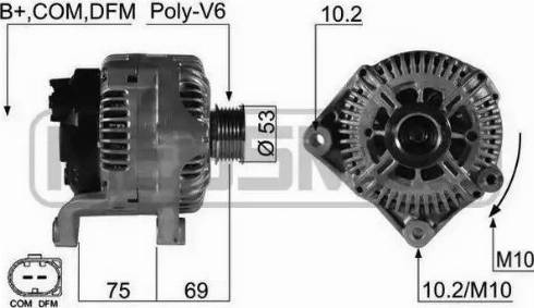 Messmer 210495 - Alternator autospares.lv