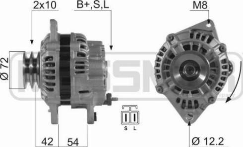 Messmer 210491A - Alternator autospares.lv