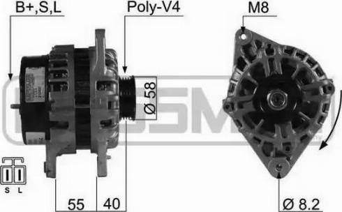 Messmer 210492 - Alternator autospares.lv