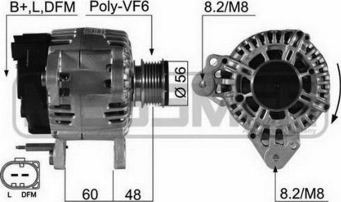 Messmer 210497A - Alternator autospares.lv