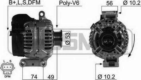 Messmer 210445R - Alternator autospares.lv