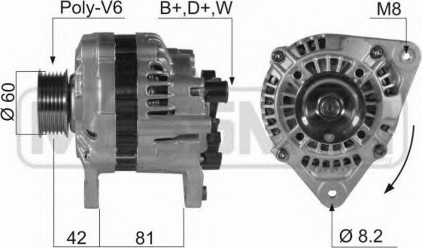 Messmer 210446 - Alternator autospares.lv