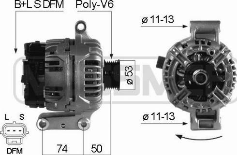 Messmer 210443A - Alternator autospares.lv