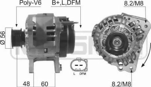 Messmer 210447 - Alternator autospares.lv