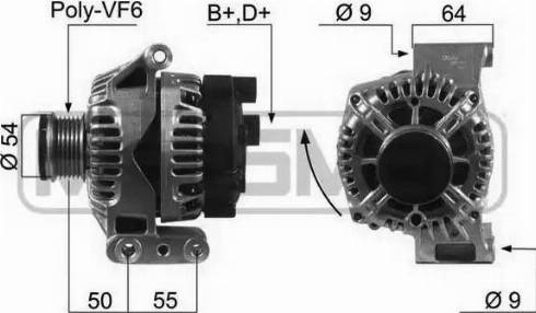 Messmer 210451 - Alternator autospares.lv