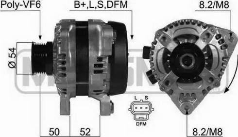 Messmer 210404 - Alternator autospares.lv