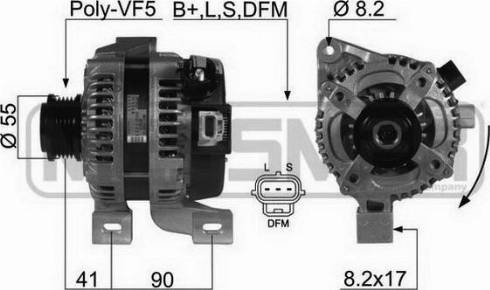 Messmer 210403A - Alternator autospares.lv