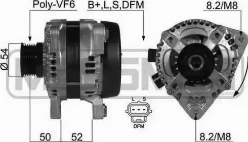 Messmer 210402 - Alternator autospares.lv