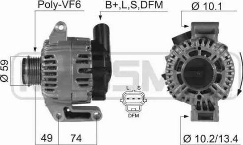 Messmer 210414 - Alternator autospares.lv