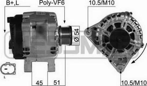 Messmer 210436A - Alternator autospares.lv