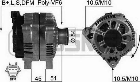 Messmer 210433A - Alternator autospares.lv