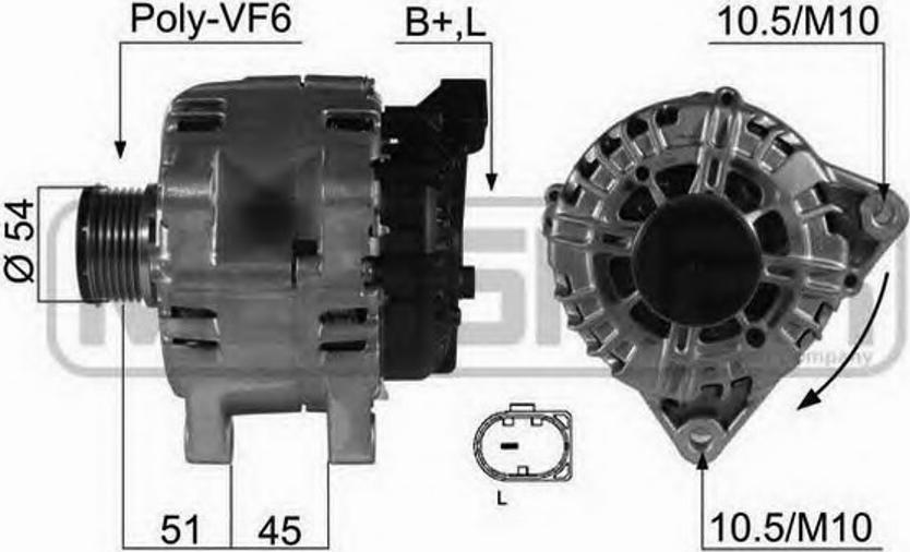 Messmer 210437 - Alternator autospares.lv