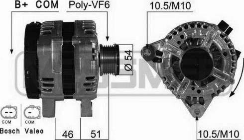 Messmer 210420A - Alternator autospares.lv