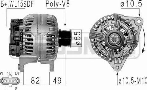 Messmer 210594 - Alternator autospares.lv