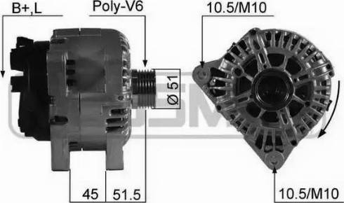 Messmer 210543 - Alternator autospares.lv