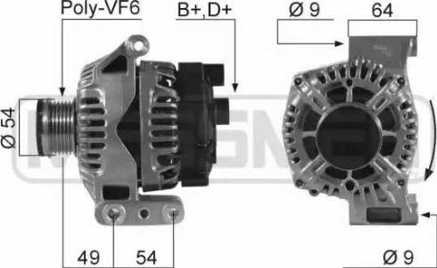 Messmer 210550 - Alternator autospares.lv