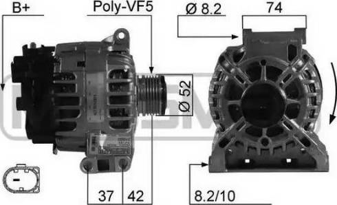 Messmer 210553 - Alternator autospares.lv