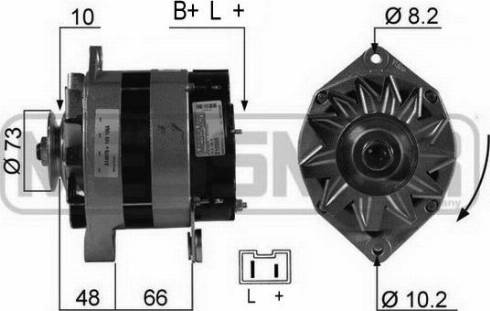 Messmer 210565R - Alternator autospares.lv