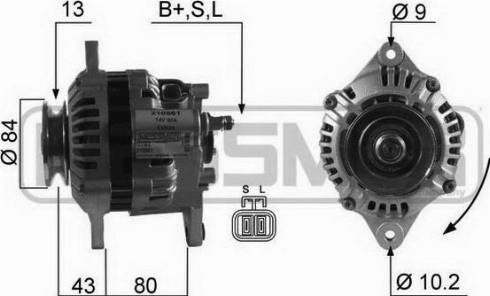 Messmer 210561A - Alternator autospares.lv