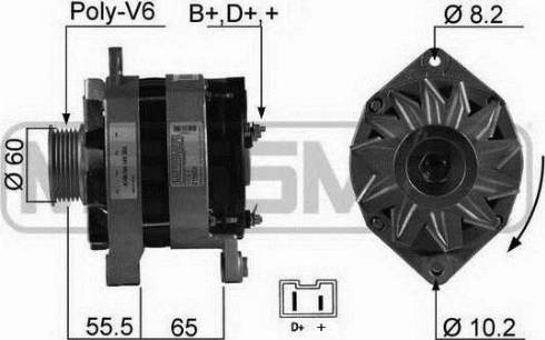 Messmer 210563A - Alternator autospares.lv