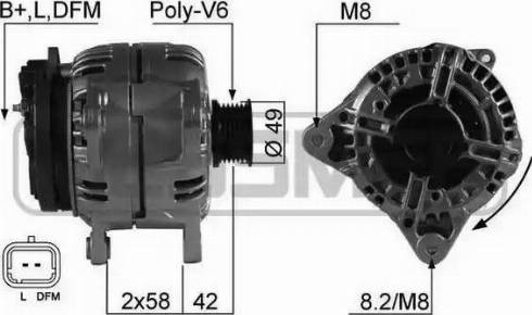 Messmer 210567 - Alternator autospares.lv