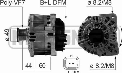 Messmer 210509A - Alternator autospares.lv