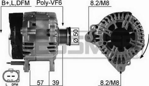 Messmer 210504A - Alternator autospares.lv