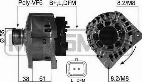 Messmer 210503A - Alternator autospares.lv