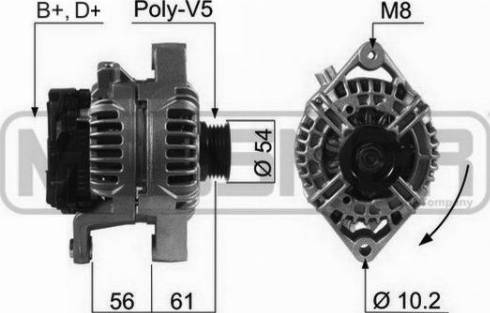 Messmer 210584A - Alternator autospares.lv