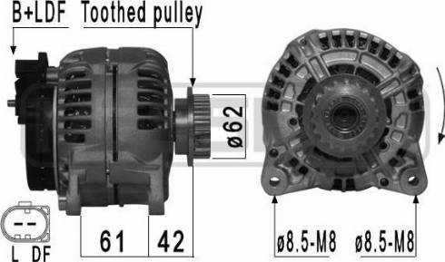 Messmer 210581A - Alternator autospares.lv