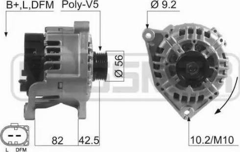 Messmer 210535 - Alternator autospares.lv