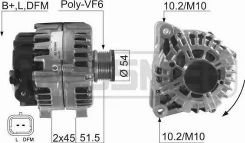 Messmer 210520 - Alternator autospares.lv