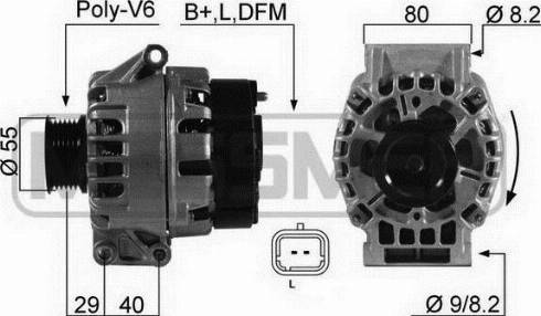 Messmer 210523A - Alternator autospares.lv