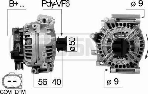 Messmer 210578 - Alternator autospares.lv