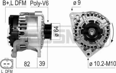 Messmer 210695 - Alternator autospares.lv