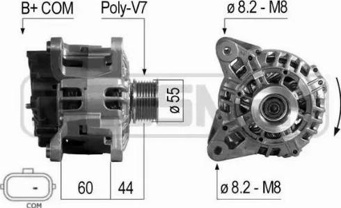 Messmer 210696 - Alternator autospares.lv