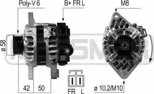 Messmer 210649 - Alternator autospares.lv