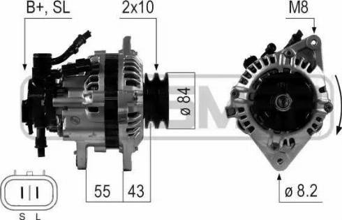 Messmer 210645 - Alternator autospares.lv