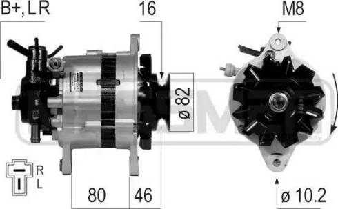 Messmer 210654 - Alternator autospares.lv