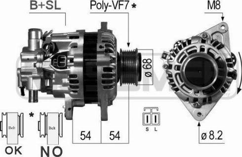 Messmer 210656A - Alternator autospares.lv