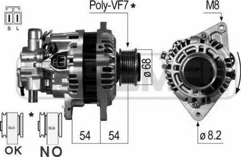 Messmer 210656 - Alternator autospares.lv