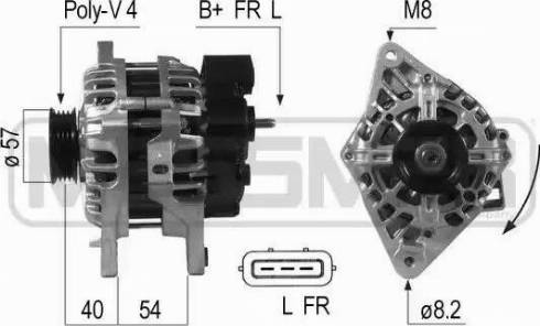 Messmer 210652 - Alternator autospares.lv