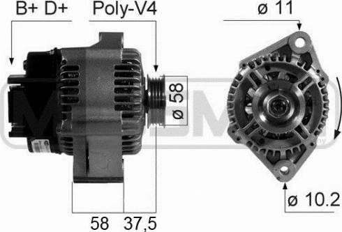 Messmer 210667A - Alternator autospares.lv