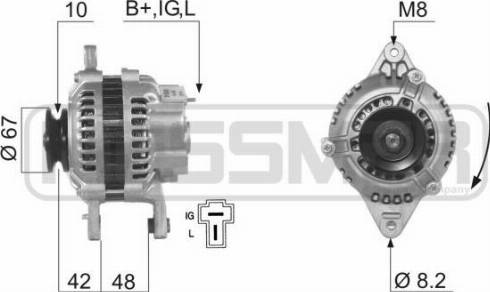 Messmer 210609A - Alternator autospares.lv